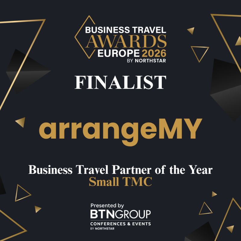 arrangeMY Finalist at Business Travel Awards Europe 2026